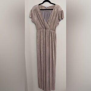 See and Be Seen Metallic Maxi Dress